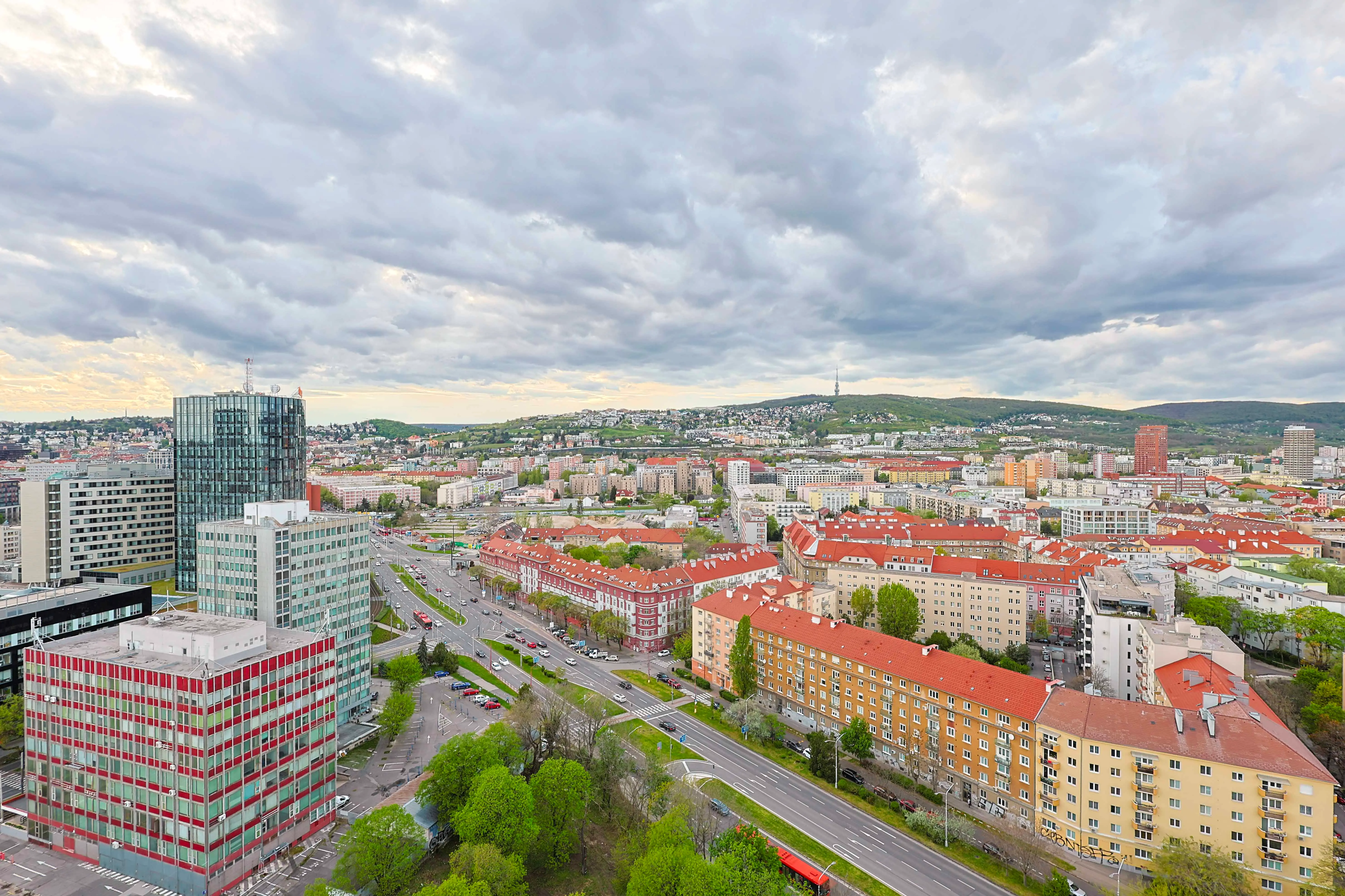Dynamic city vibe of Bratislava